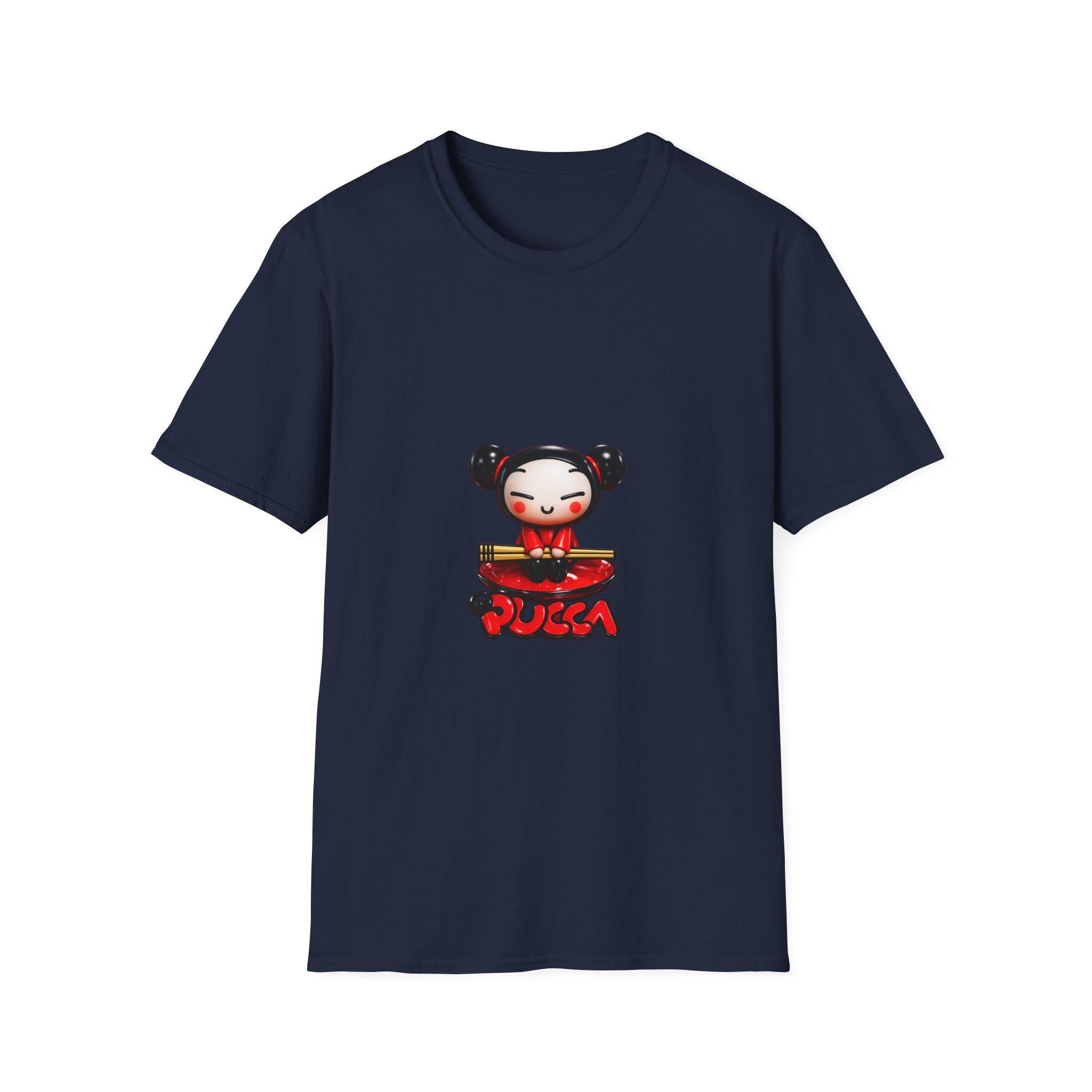 Pucca Character T-Shirt | Chibi Style Illustration Tee