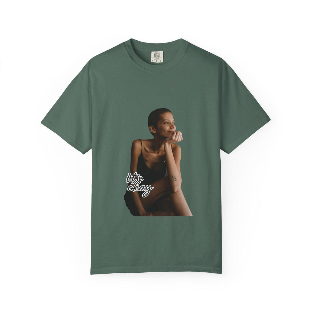 Minimal Model Portrait T-Shirt | Chic Female Photo Tee