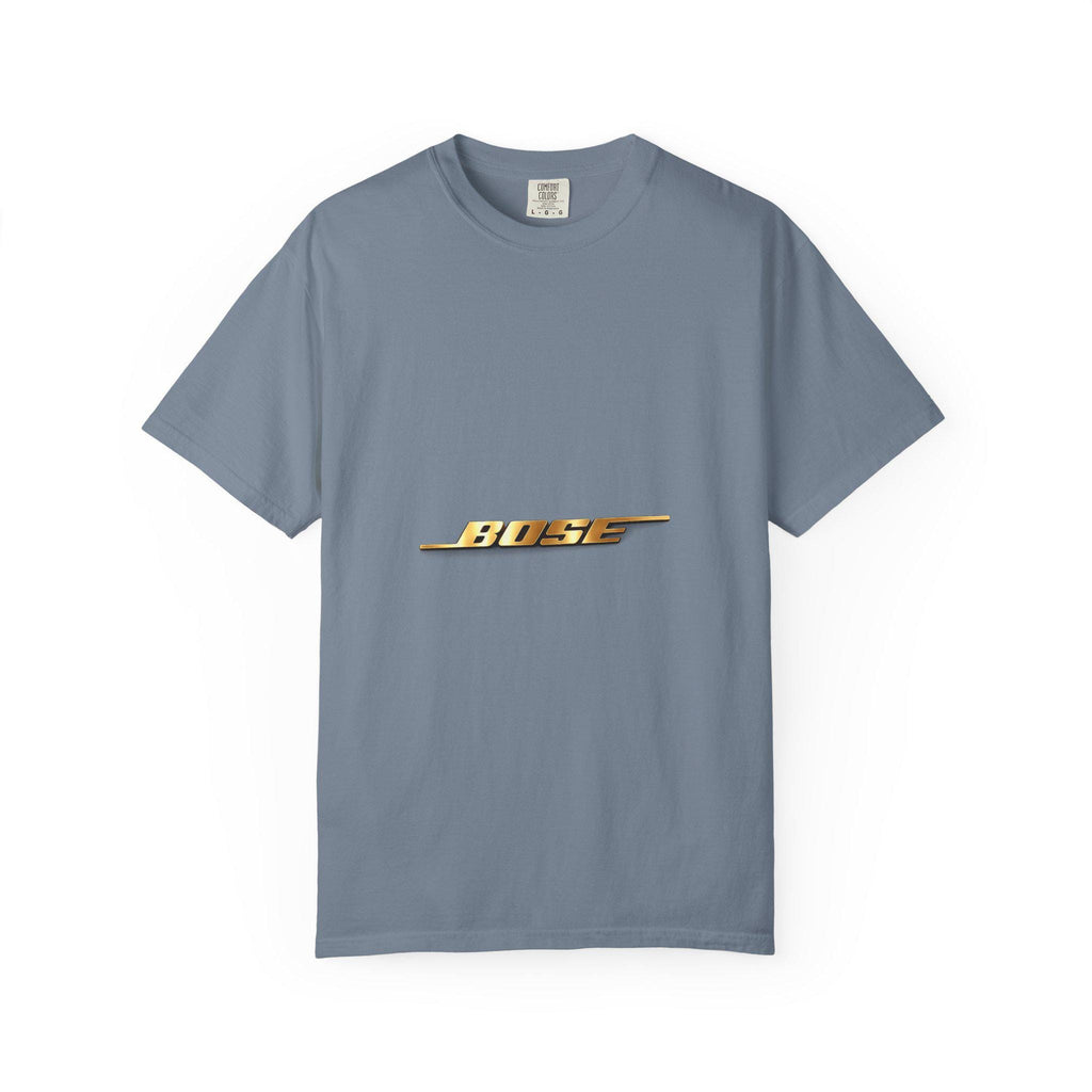 Retro Gold 'BOSS' Lightning Logo T-shirt | Vintage Moto Graphic