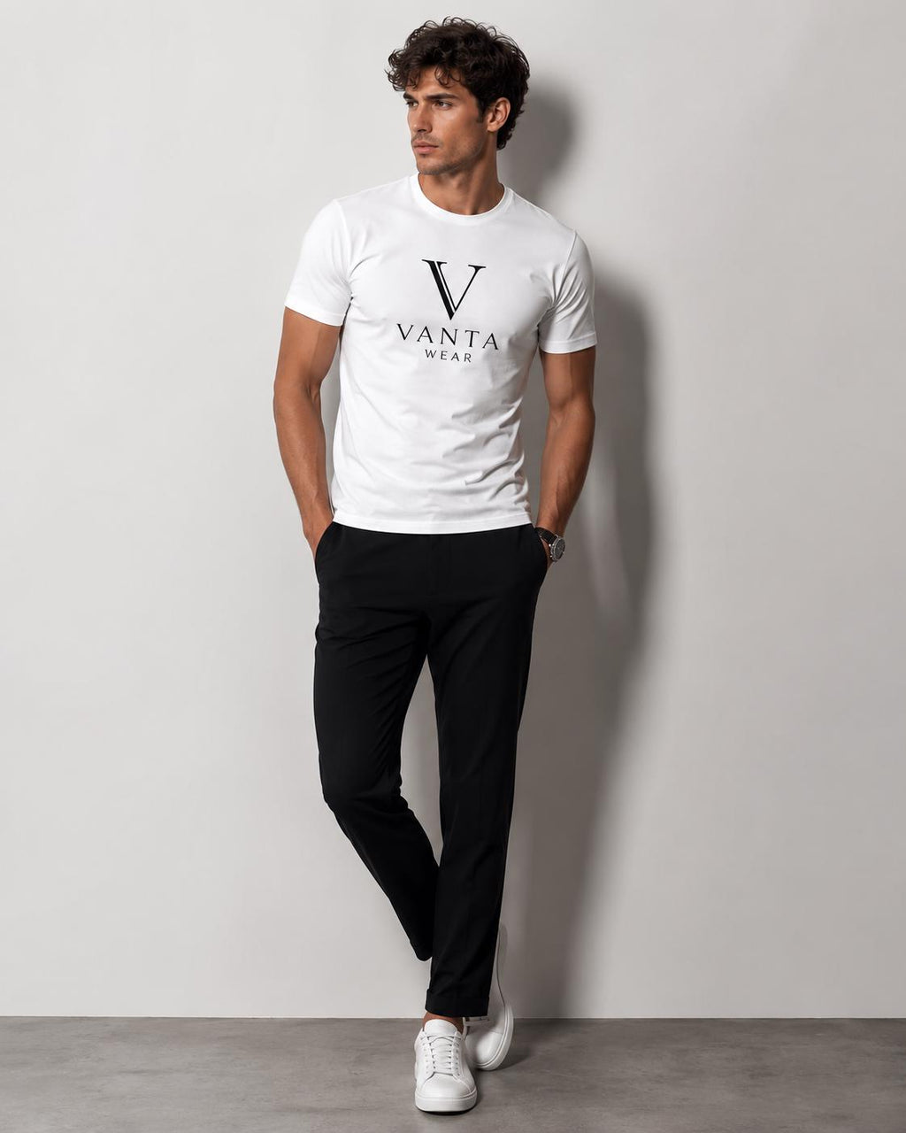 Vanta Wear T-shirt: Minimalist Logo, Athletic Cut Streetwear Tee