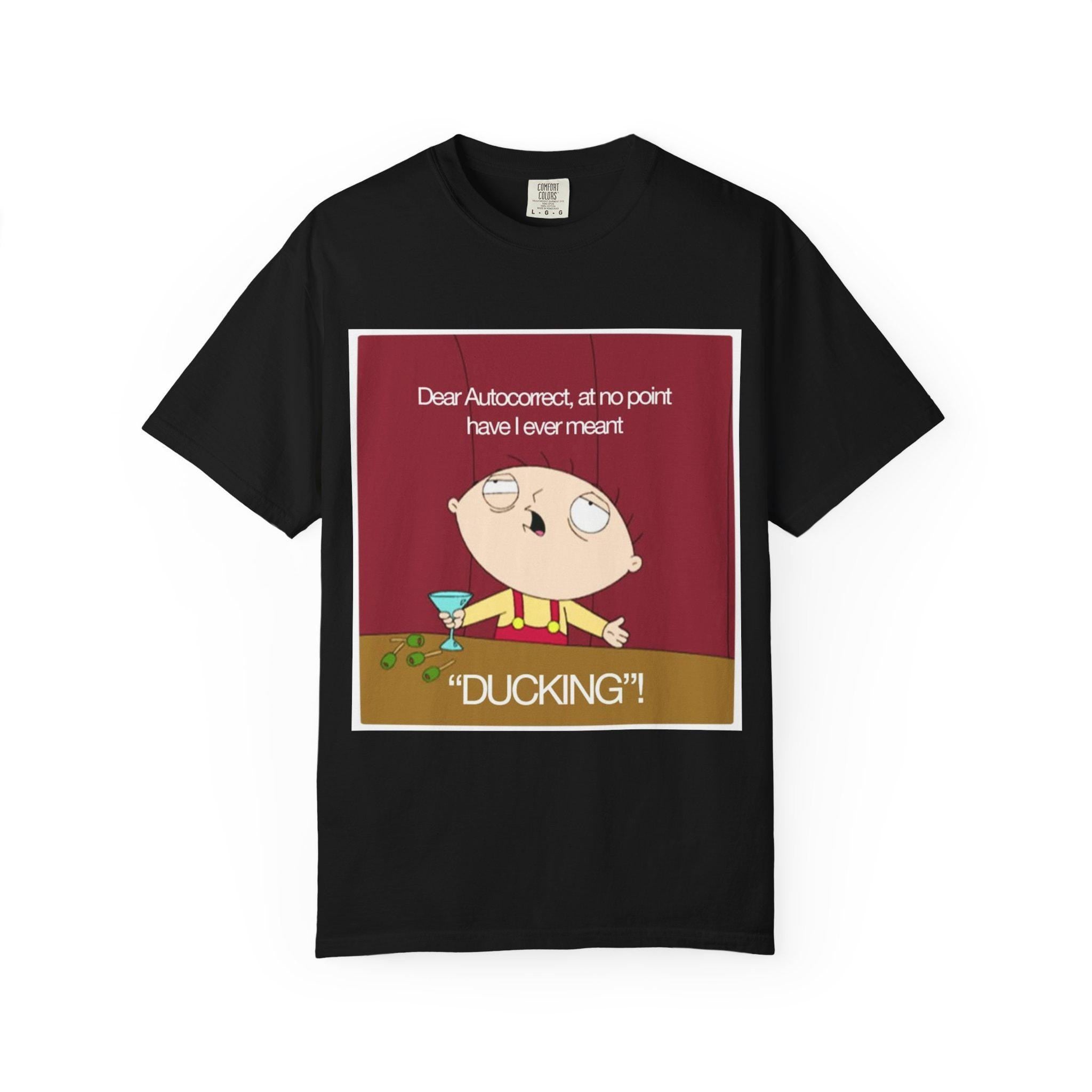 Comfort Colors Garment-Dyed Sarcastic Cartoon Tee (Digital Download)