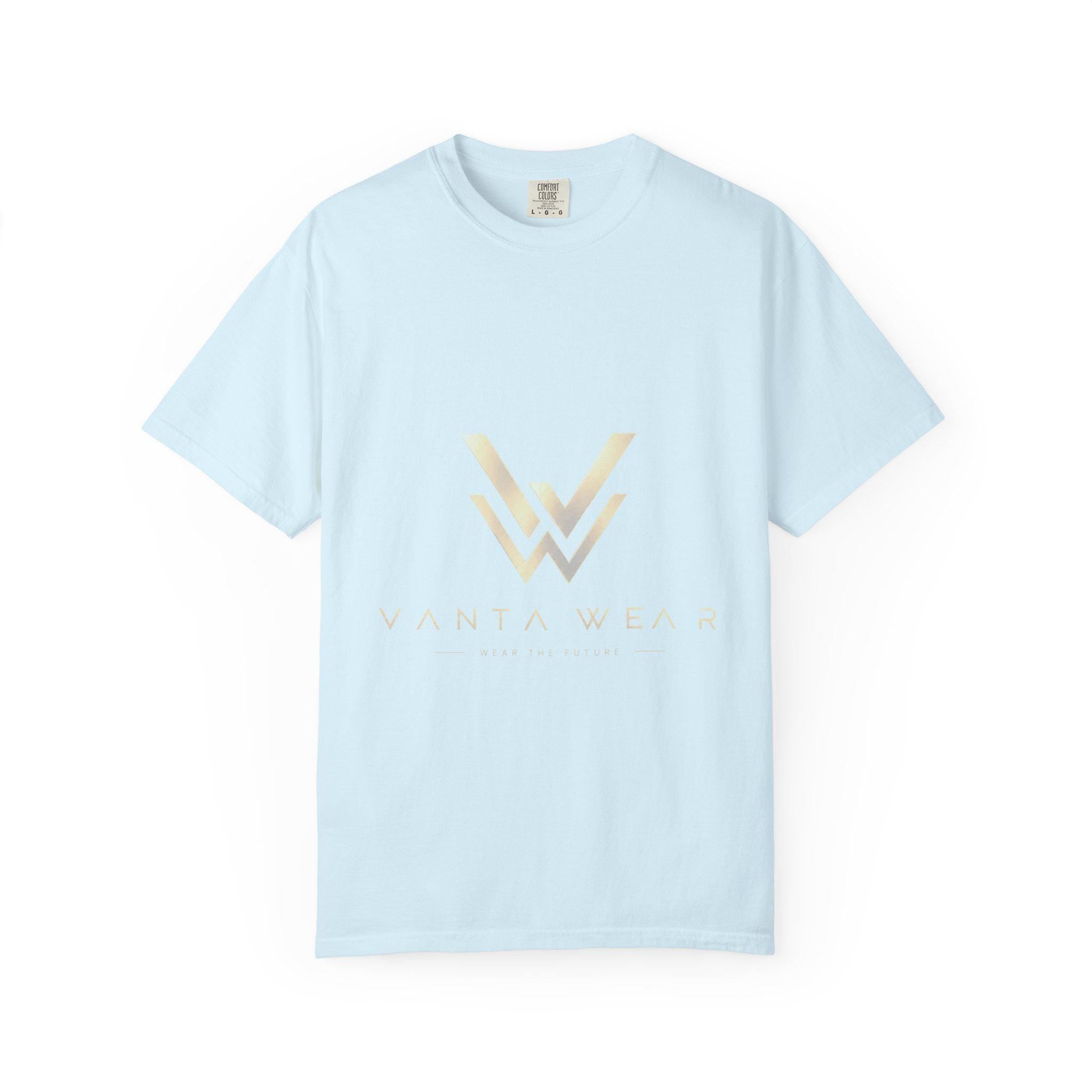 Vanta gold foil logo T-Shirt | minimalist monogram tee