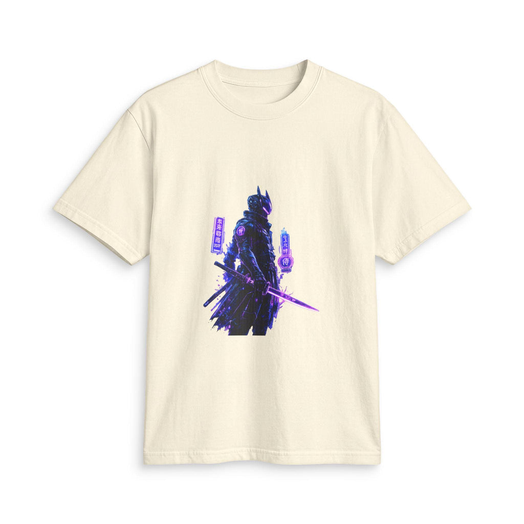 Neon Samurai T-Shirt | Cyberpunk Warrior Graphic Tee