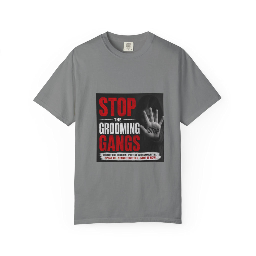 Stop the Grooming Gangs T-shirt | Anti-Grooming Awareness Tee