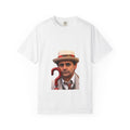 Man with Question Mark Cane T-shirt | Retro Detective Portrait