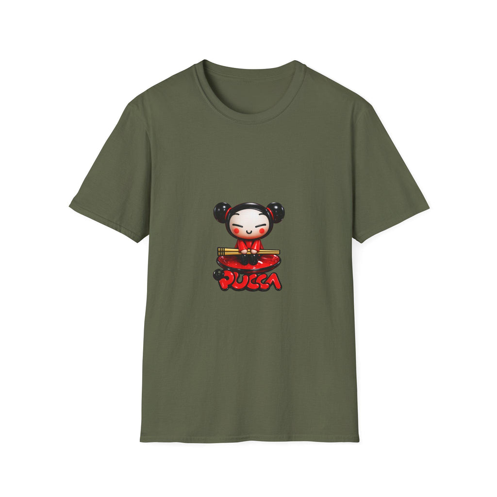 Pucca Character T-Shirt | Chibi Style Illustration Tee