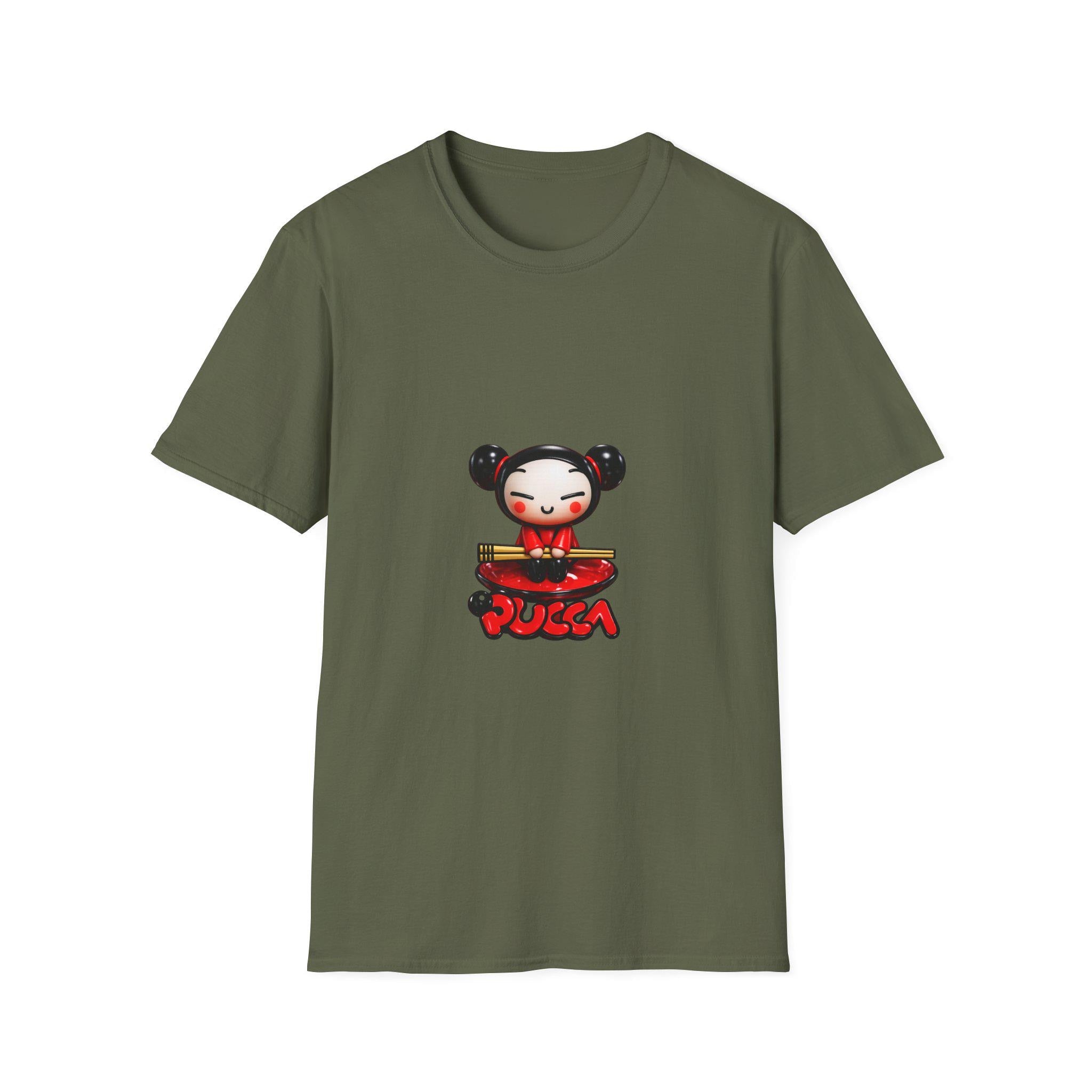Pucca Character T-Shirt | Chibi Style Illustration Tee