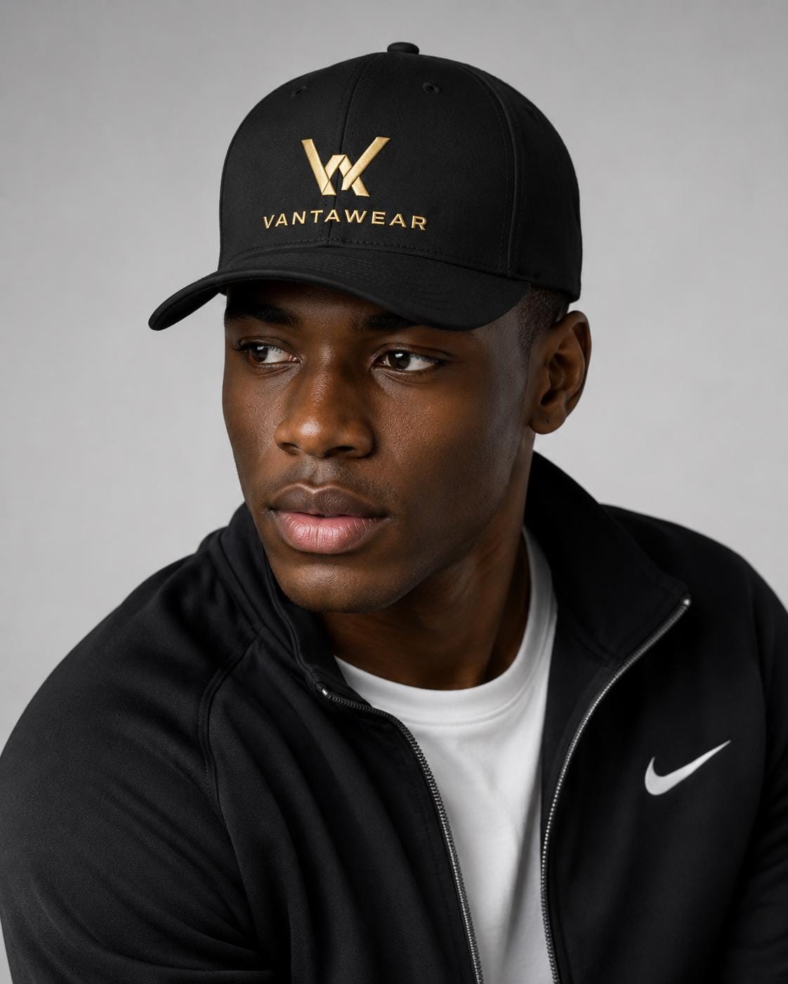 VantaWear Embroidered Sports Cap: Modern Athleisure Streetwear Hat