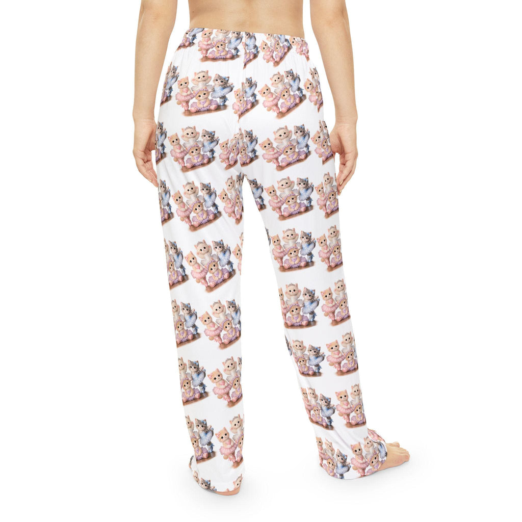 Ballet Kitten Pajama Pants | Soft Brushed Polyester All-Over Print