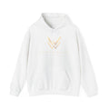 Gold Geometric W Logo Hoodie | Minimal Monogram Sweatshirt