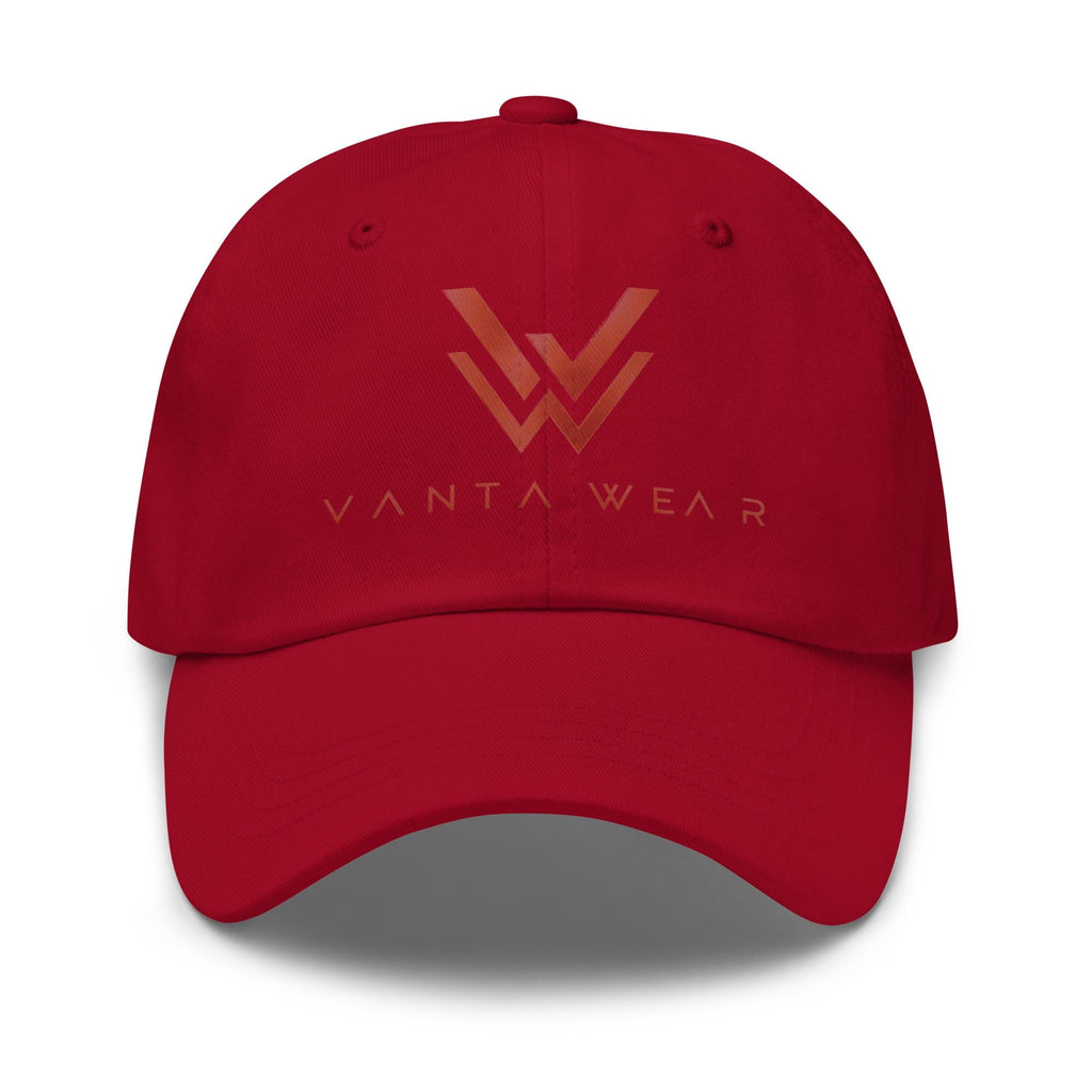 Vanta Wear Embroidered Dad Hat: Low Profile Cotton Twill Cap