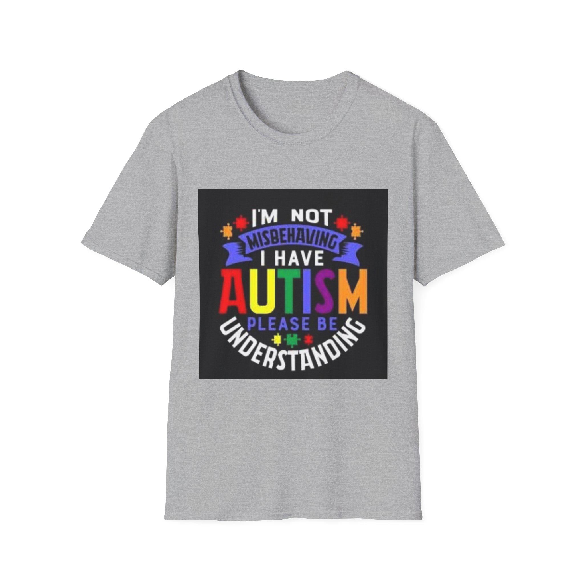 Autism Awareness Tee: I'm Not Misbehaving, Please Be Understanding