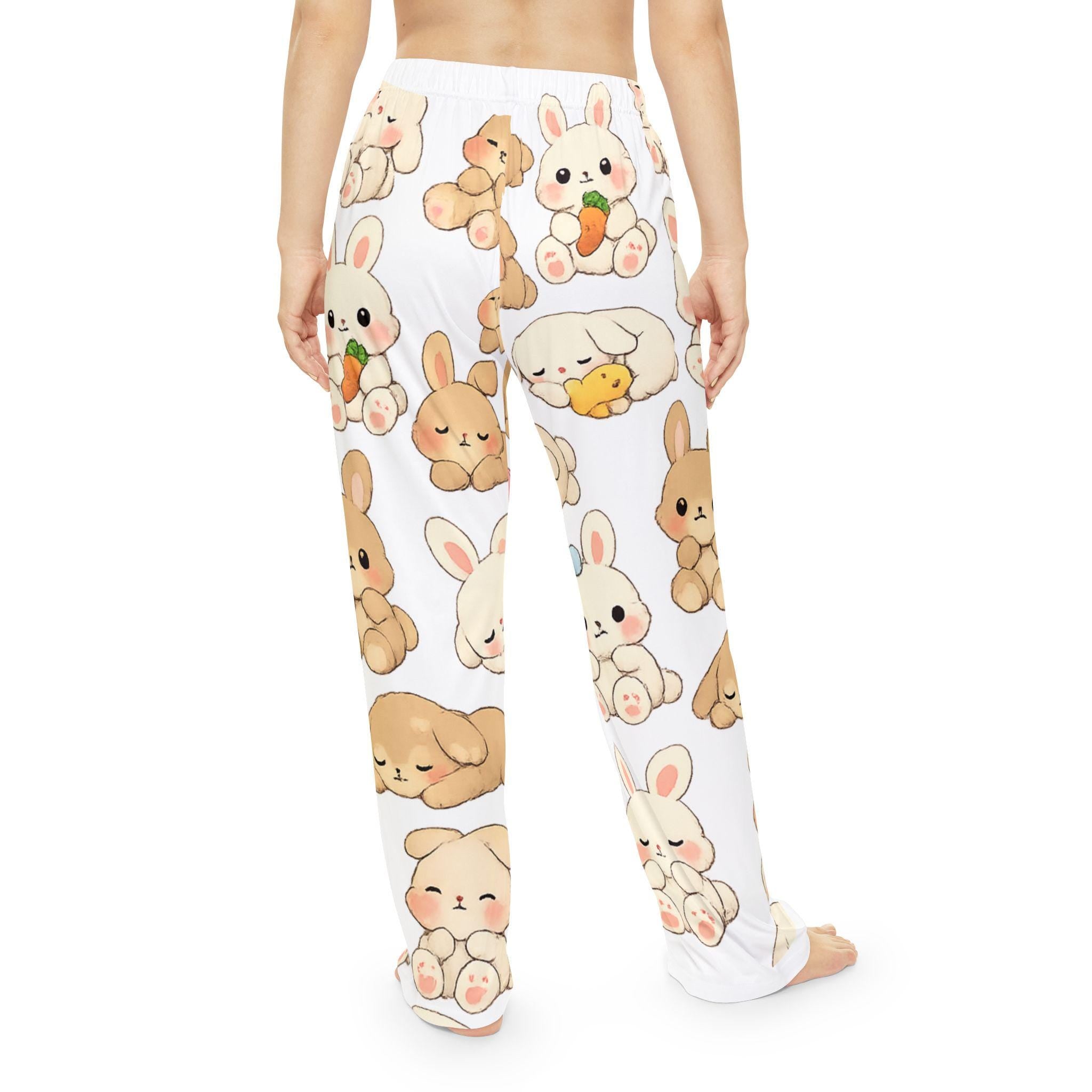 Sleeping Bunnies Pajama Pants | Whimsical All-Over Print Lounge Bottoms