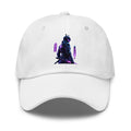 Cyberpunk Samurai Graphic Dad Hat: Adjustable Cotton Twill Cap