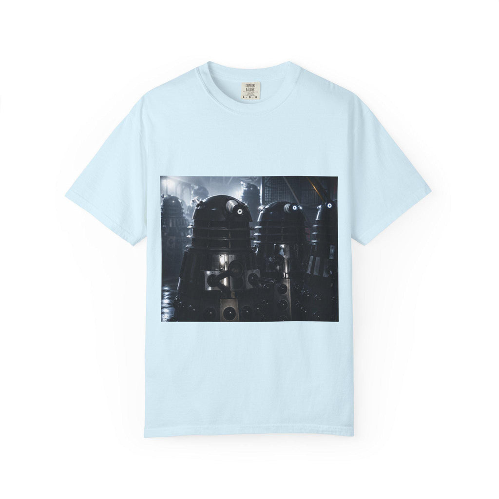Retro Sci-Fi Robots T-Shirt | Vintage Space Droid Illustration