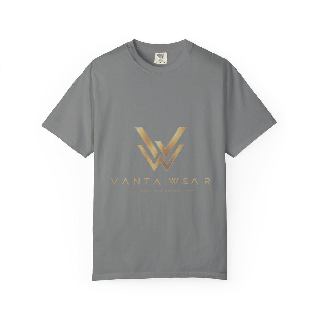 Vanta gold foil logo T-Shirt | minimalist monogram tee